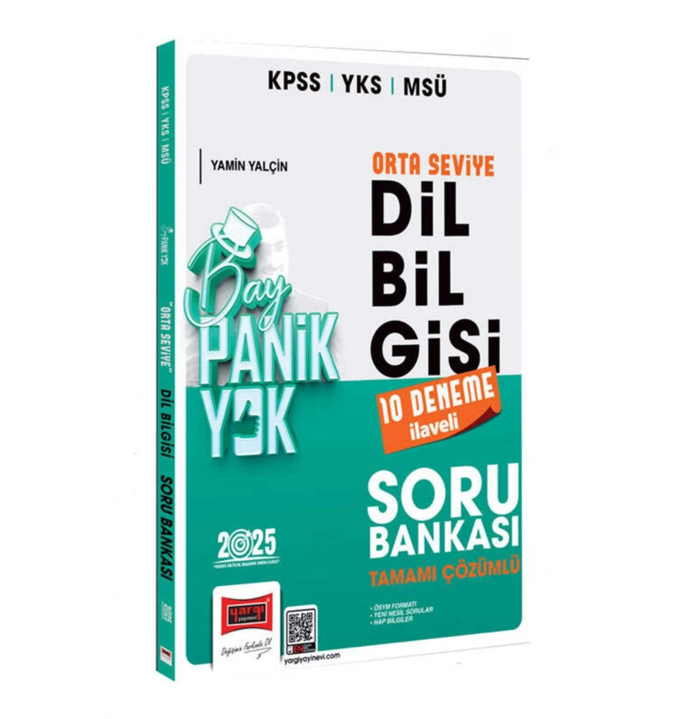 Yargı 2025 Kpss Yks Msü Orta Seviye Dilbilgisi Soru Bankası+10 Deneme Bay Panik Yok