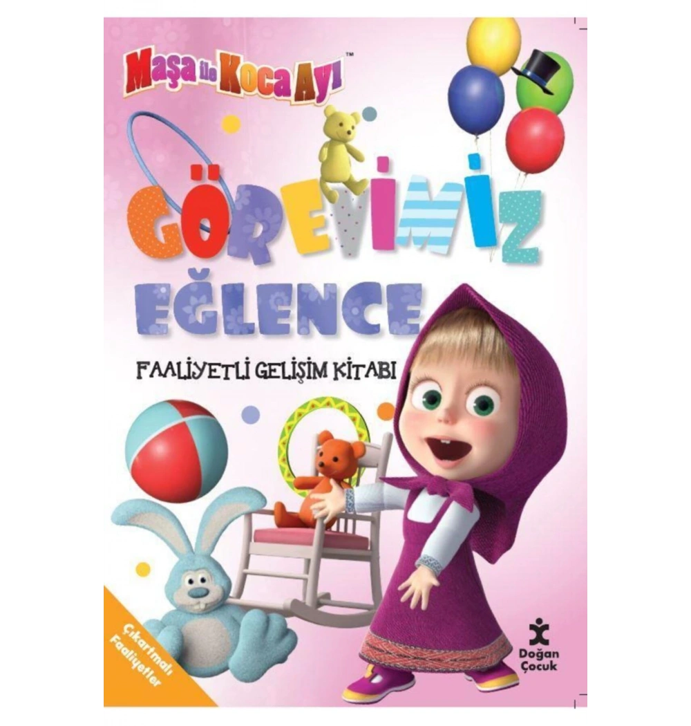 Maşa İle Koca Ayı Görevimiz Eğlence  Faaliyetli Gelişim  Kitabı  Doğan