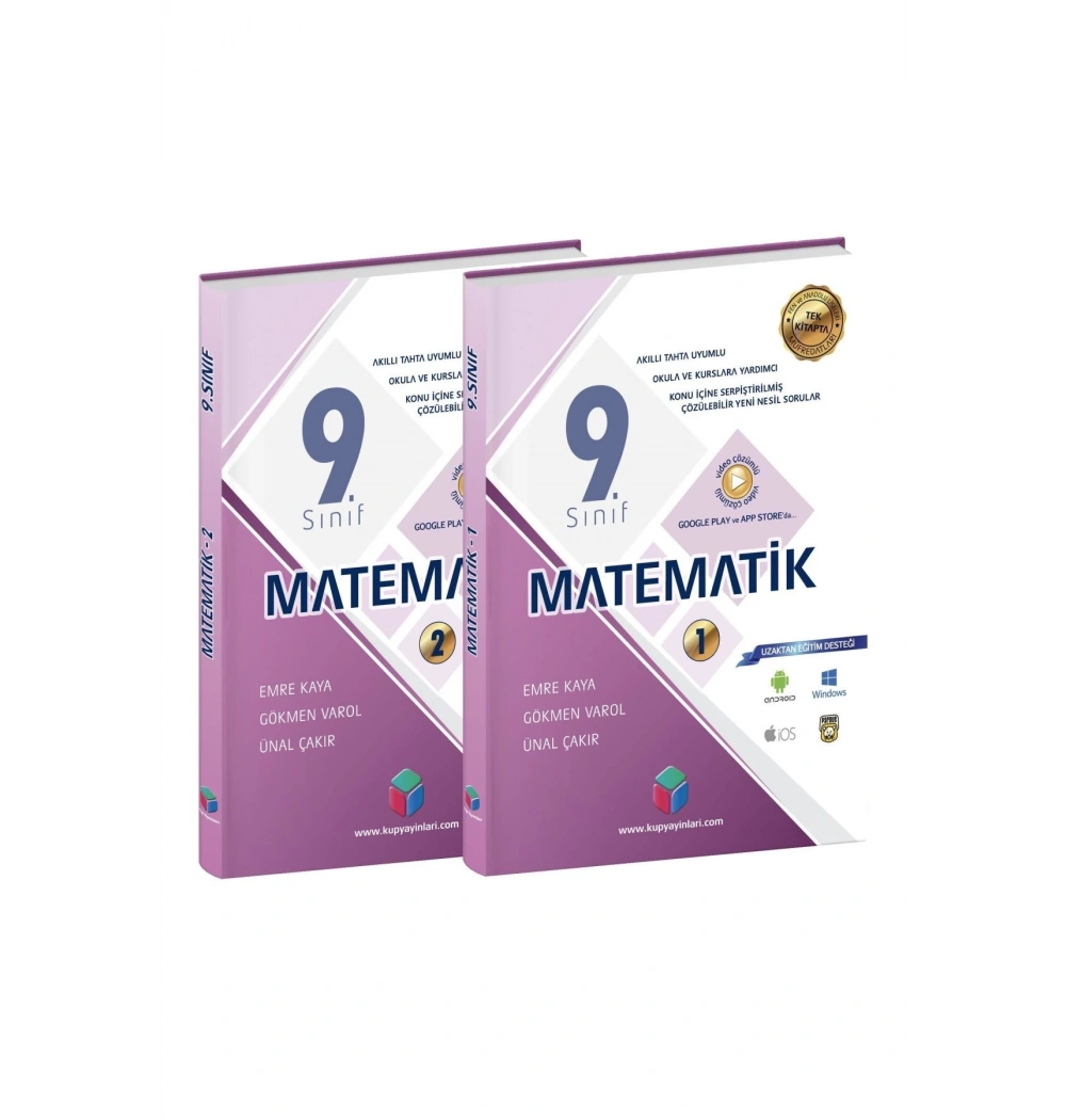 *Kampanya* Küp 9.Sınıf Matematik 2 Kitap Takım  Küp Yayınları