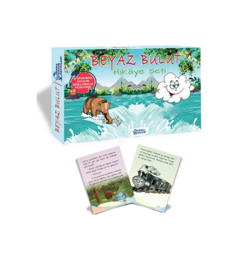 Beyaz Bulut 3.Sınıflara Hikaye Seti  10 Kitap   Orka Çocuk