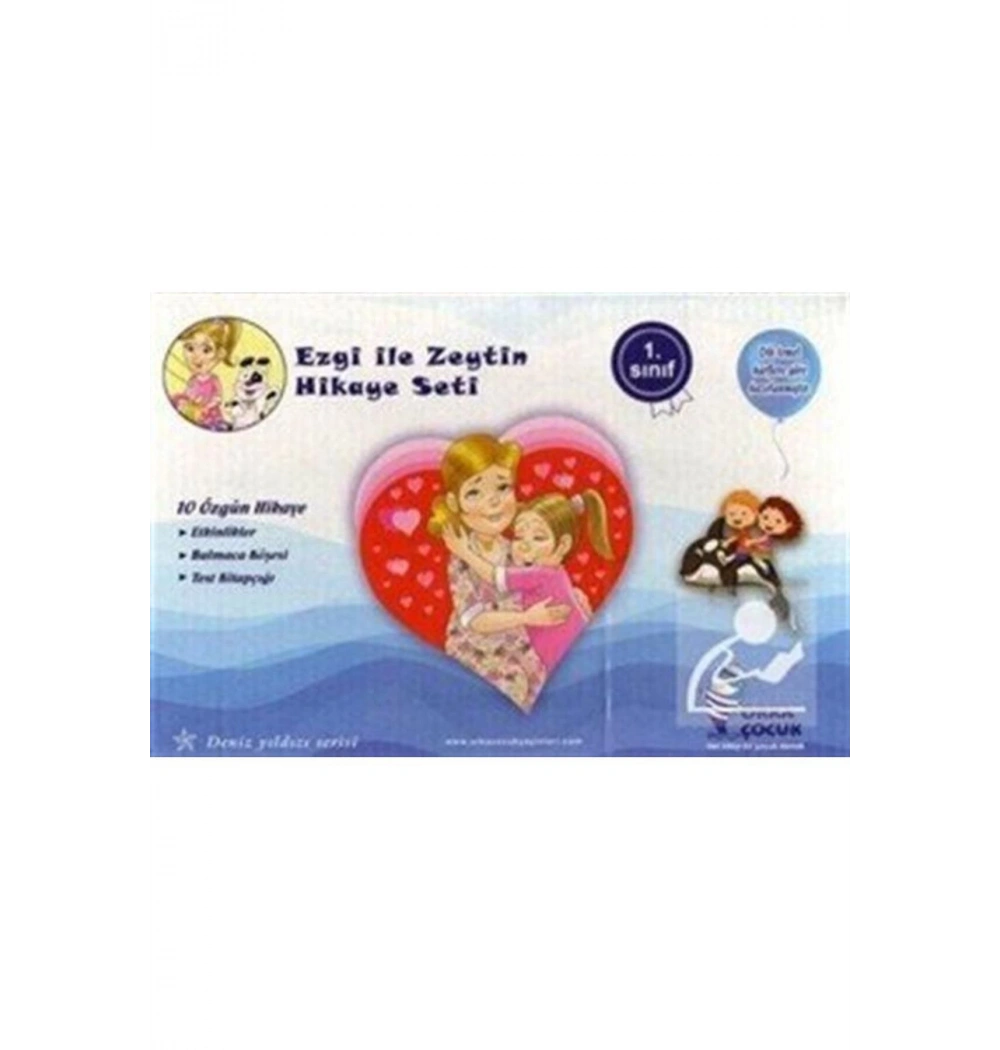 Ezgi İle Zeytin  1.Sınıflara Hikaye Seti 10 Kitap   Orka Çocuk