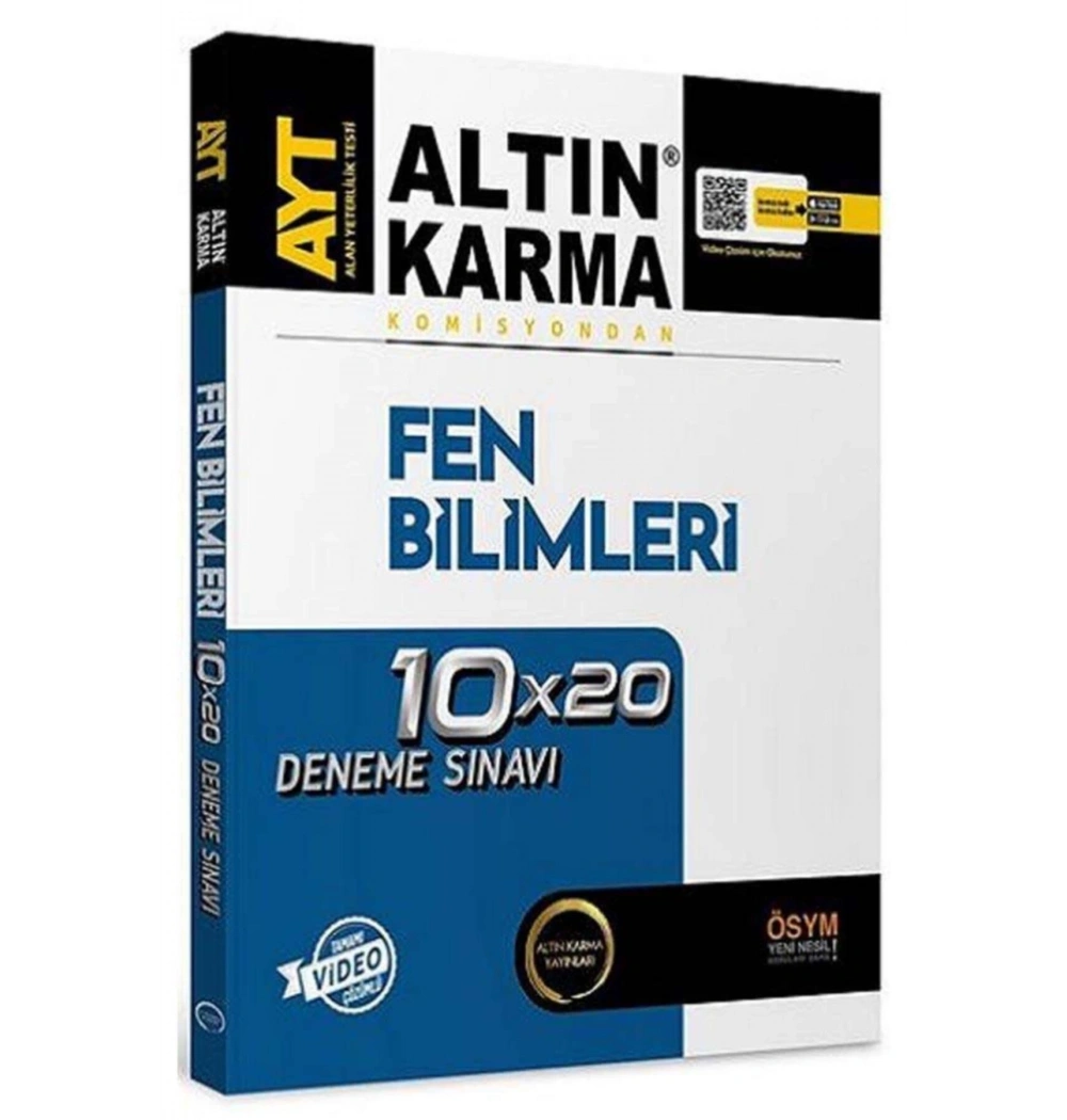 Ayt Fen Bi̇Li̇Mleri̇ 10X40 Deneme Sinavi Altın Karma
