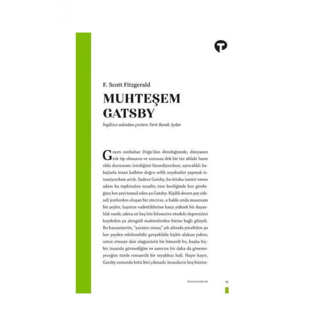 Muhteşem Gatsby  Turkuvaz
