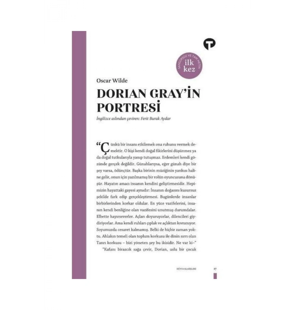 Dorıan Grayın Portresi Turkuvaz