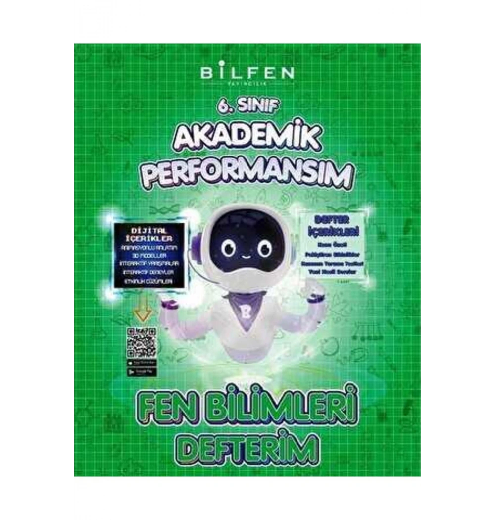 Bilfen 6.Sınıf Fen Bilimleri Akademik Performansım Defterim
