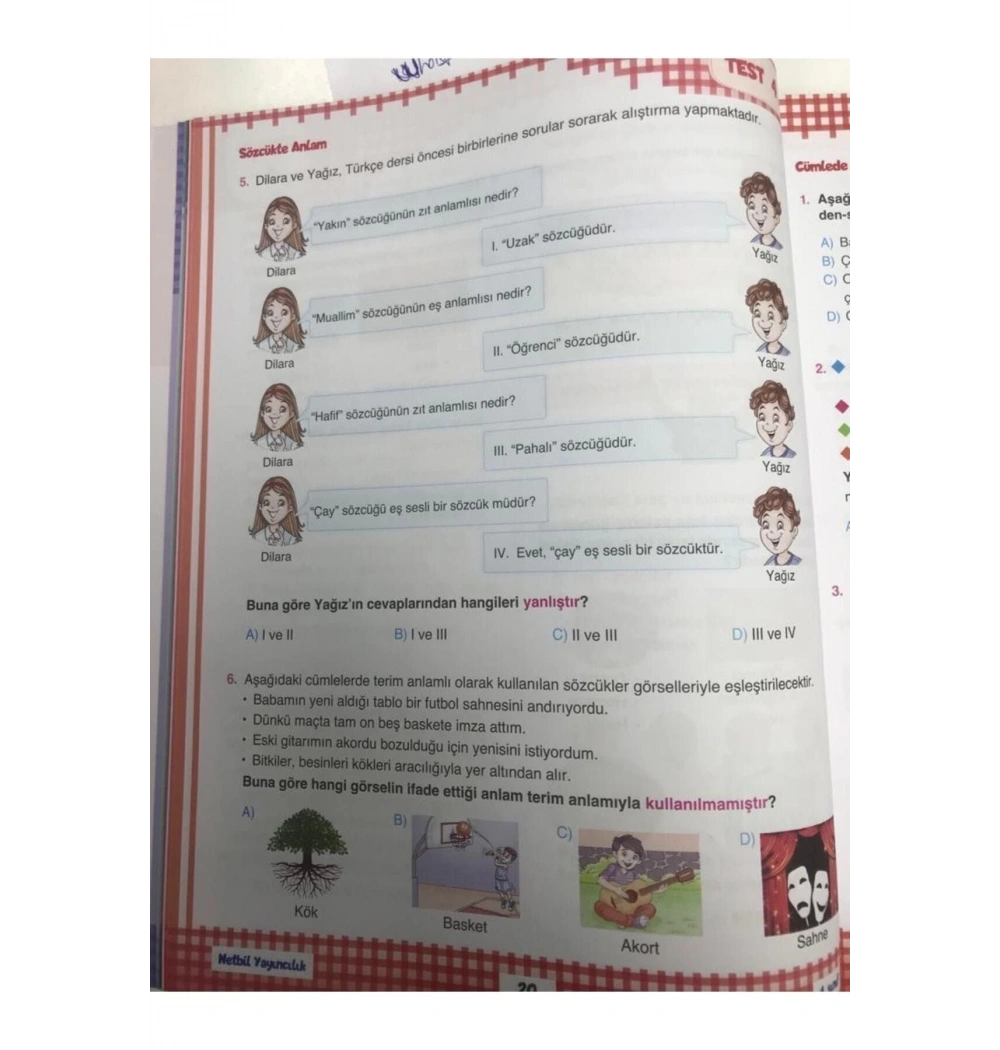 Netbil 4.Sınıf Tüm Dersler Soru Bankası