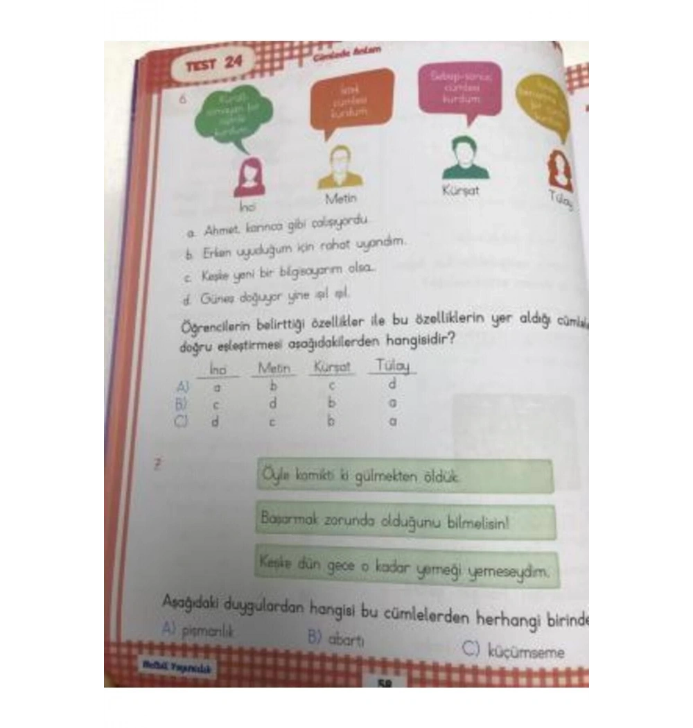 Netbil 2.Sınıf Tüm Dersler Soru Bankası