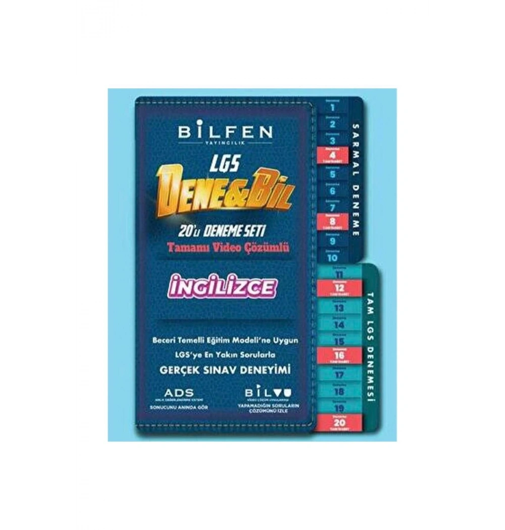 Bilfen 8.Sınıf İngilizce 20 Deneme