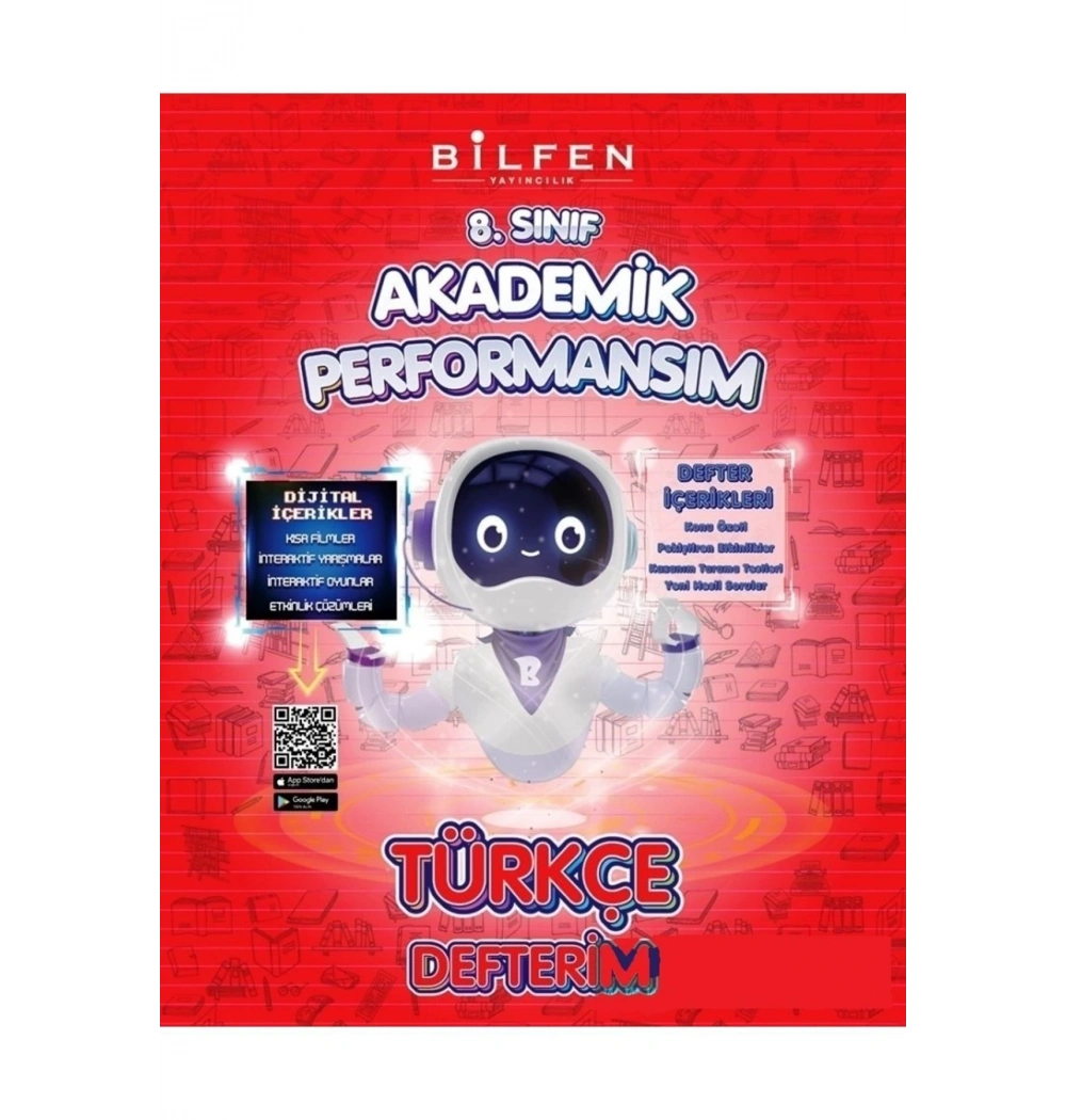 Bilfen 8.Sınıf Türkçe Akademik Performansım Defterim