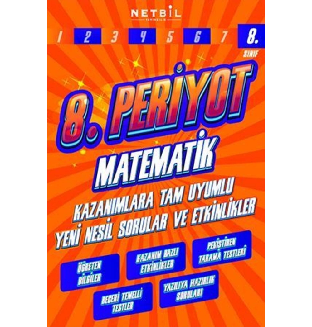 Netbil 8.Sınıf Matematik Periyot Etkinlikli Soru Bankası