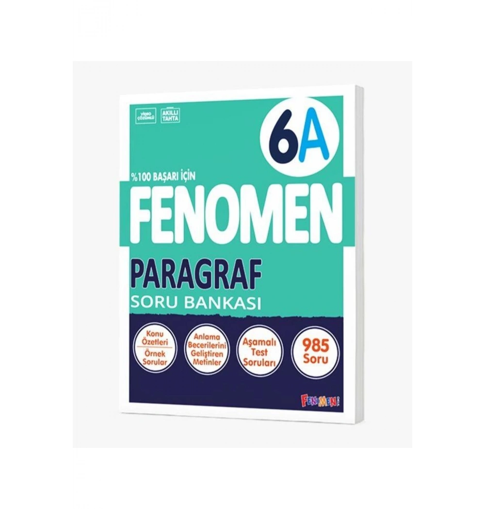Fenomen 6.Sınıf Paragraf Soru Bankası 6A