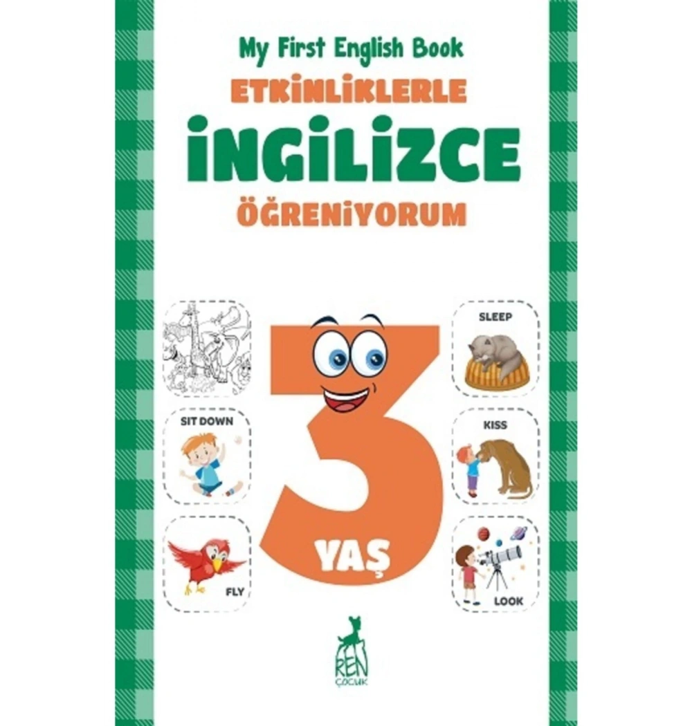 Etkinliklerle İngilizce Öğreniyorum 3+Yaş Renkitap