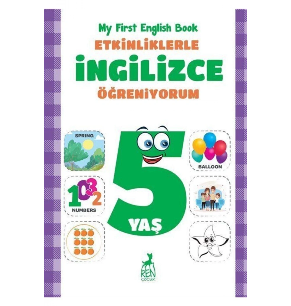 Etkinliklerle İngilizce Öğreniyorum 5+Yaş  Renkitap