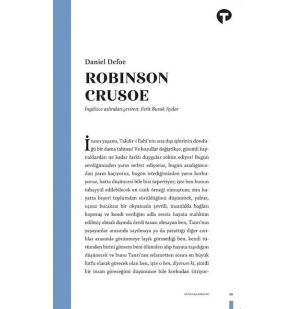 Robınson Crusoe Turkuvaz