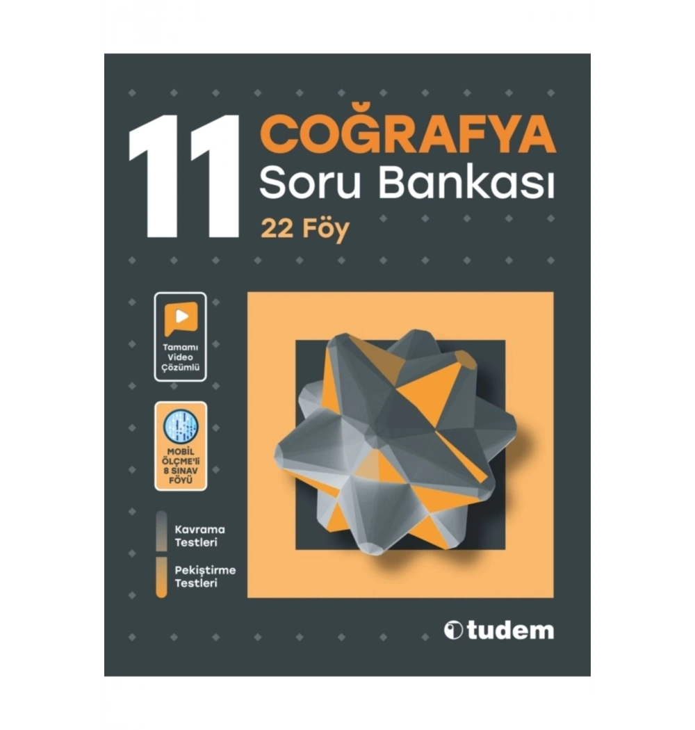 Tudem 11.Sınıf Coğrafya Soru Bankası 22 Föy