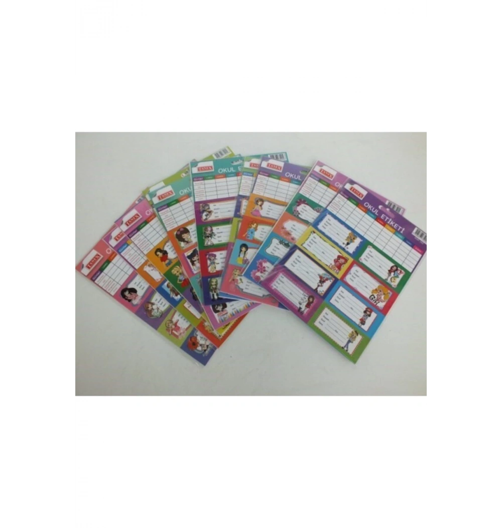 Tanex Kıds Okul Etiketi Kız - Erkek Modelleri