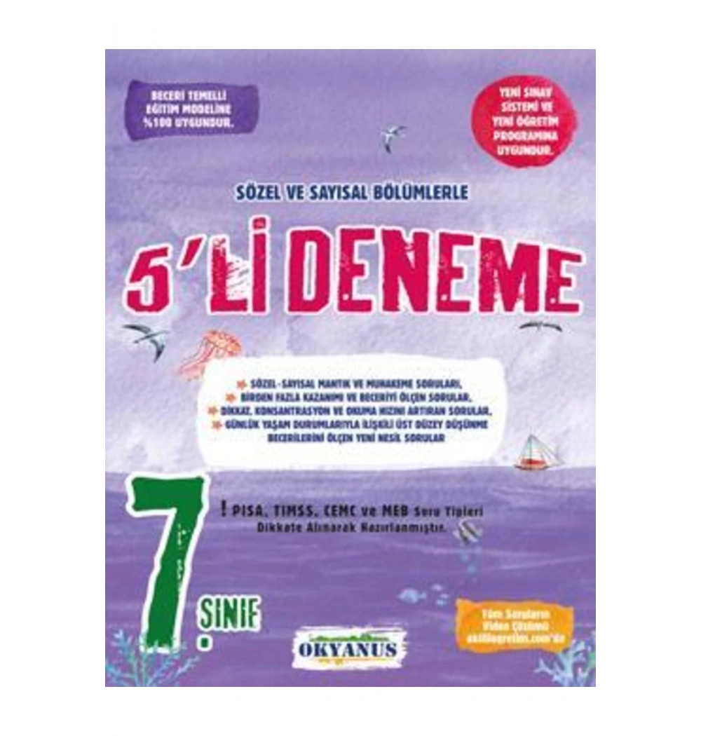 Okyanus 7.Sınıf Classmate 5 Li Deneme