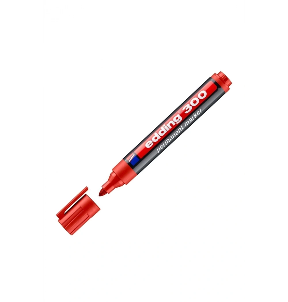 Edding E-300 Permanent Marker Kırmızı Kod: 30002