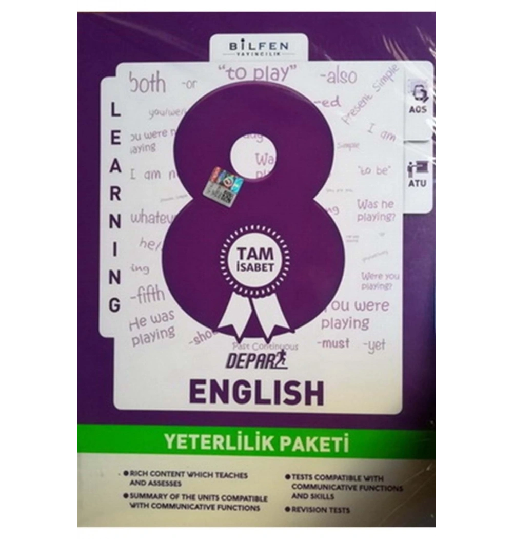 Bilfen 8.Sınıf İngilizce Depar Yeterlilik Paketi