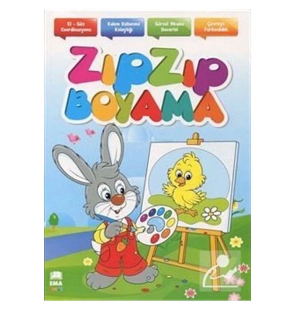 Zıp Zıp Boyama  K011 Ema Çocuk
