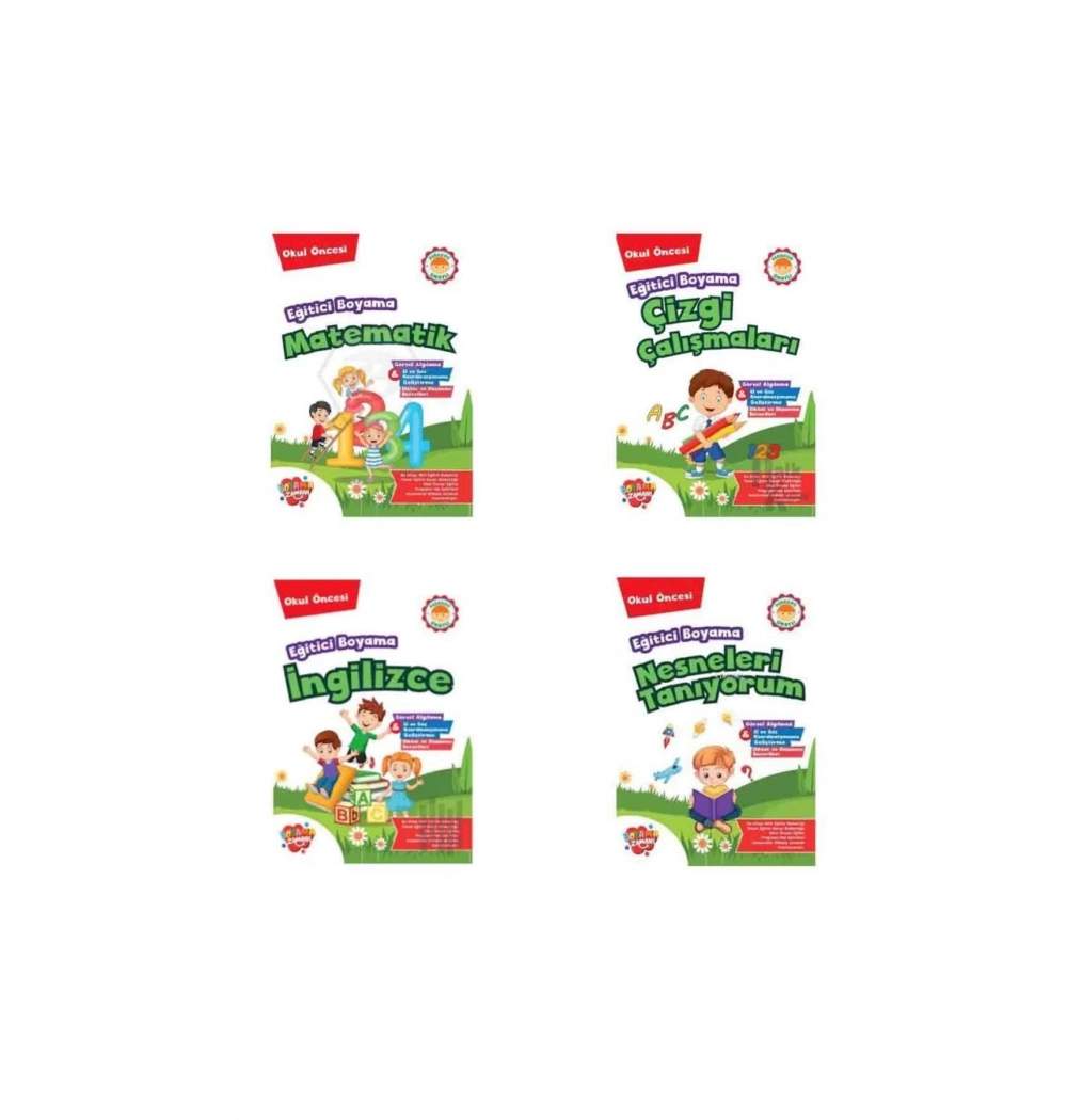 Okul Öncesi Eğitici Boyama  İngilizce  Koloni