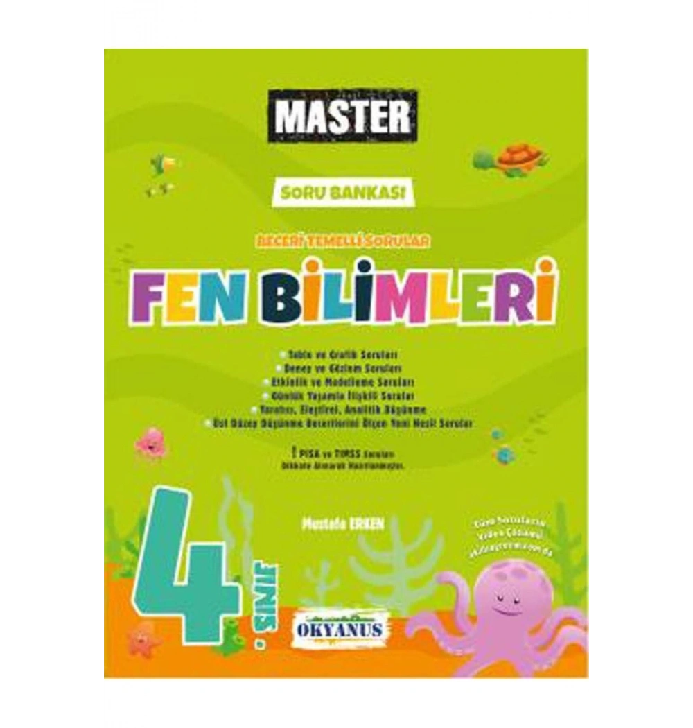 Okyanus 4.Sınıf Fen Bilimleri Soru Bankası Master