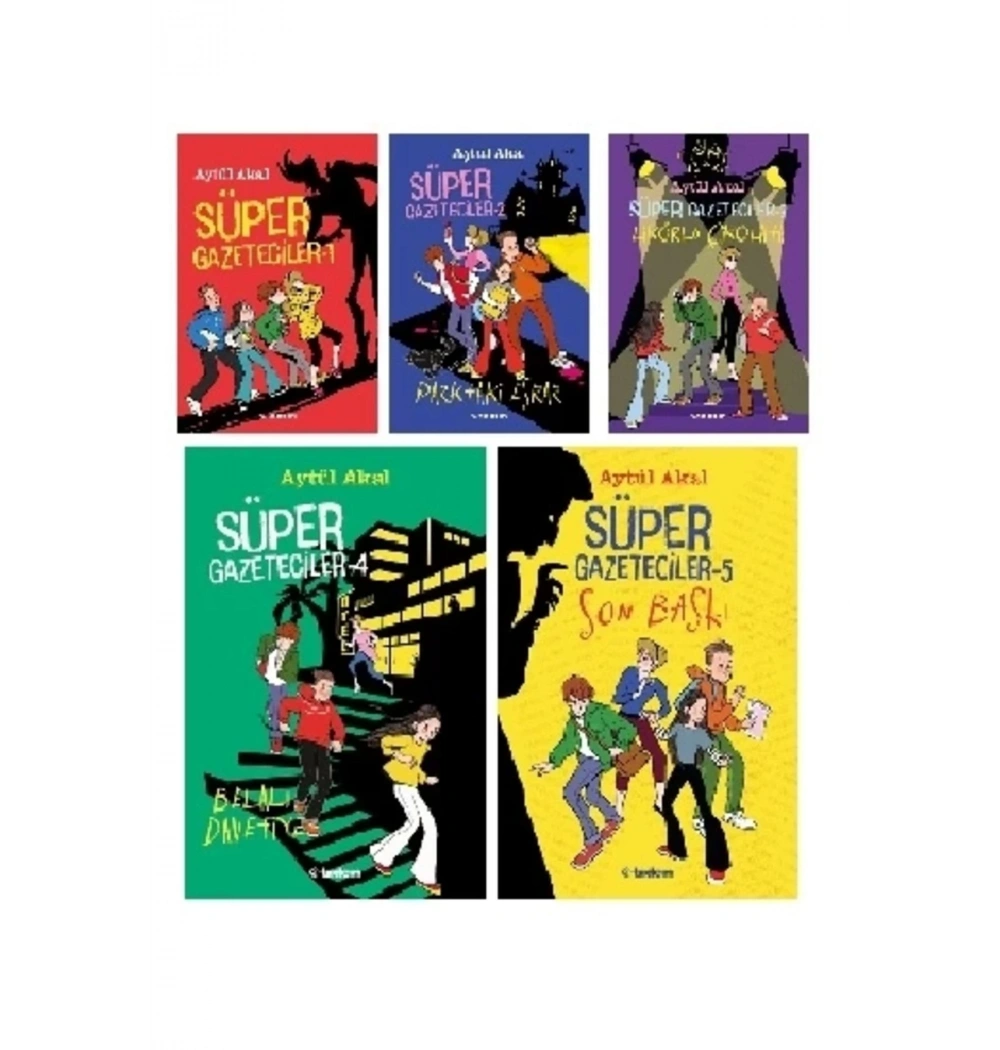 Süper Gazeteciler 5 Kitap Set  Aytül Akal  Tudem