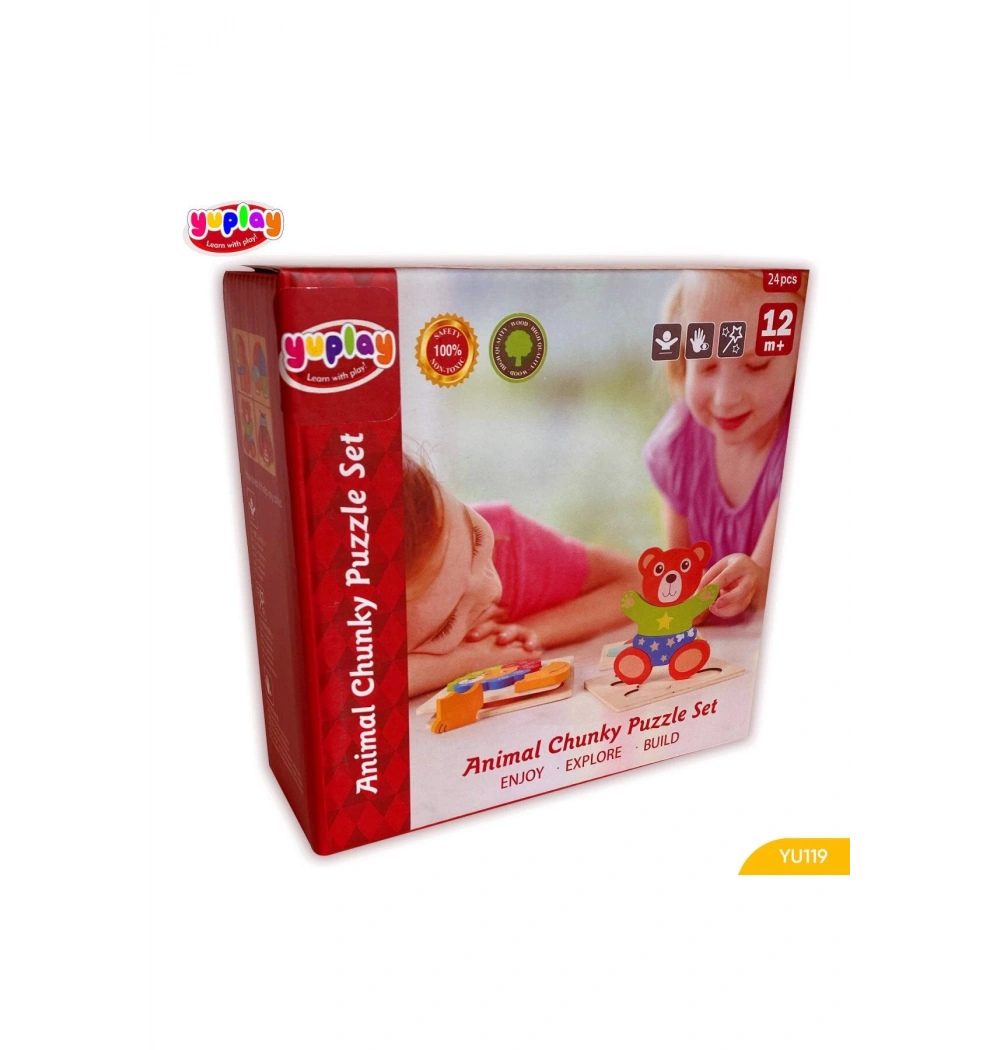 Yuplay Hayvanlar Yapboz Seti (4Lü) 1+ Yaş  Yu119