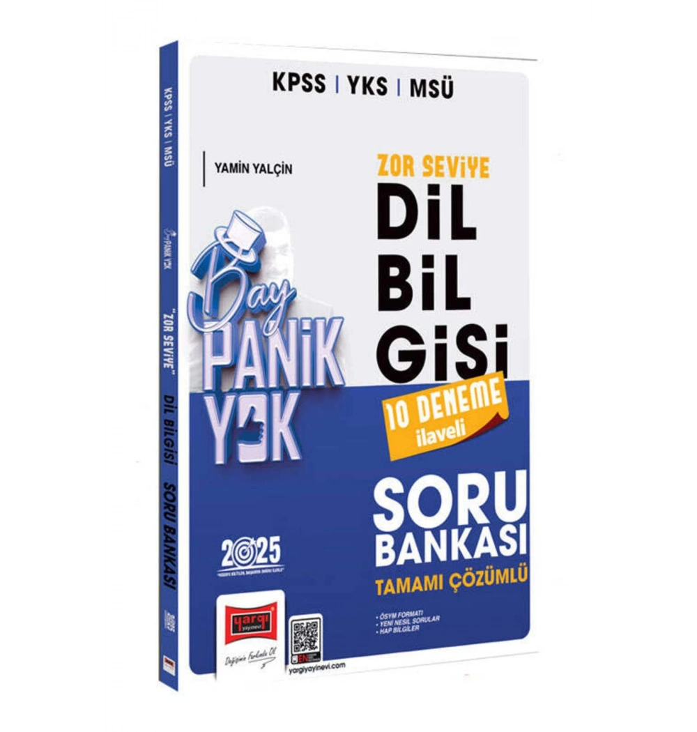 Yargı 2025 Kpss Msü Zor Seviye Dilbilgisi Soru Bankası +10 Deneme Bay Panik Yok