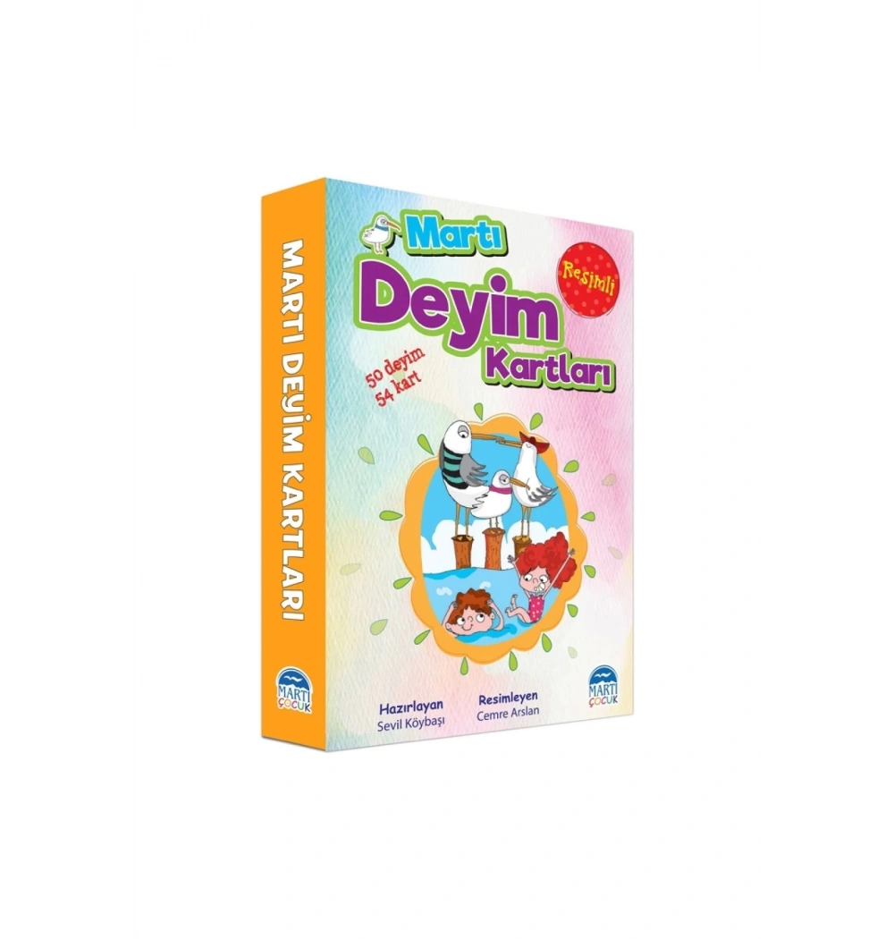 Martı Resimli Deyim Kartları Kutulu