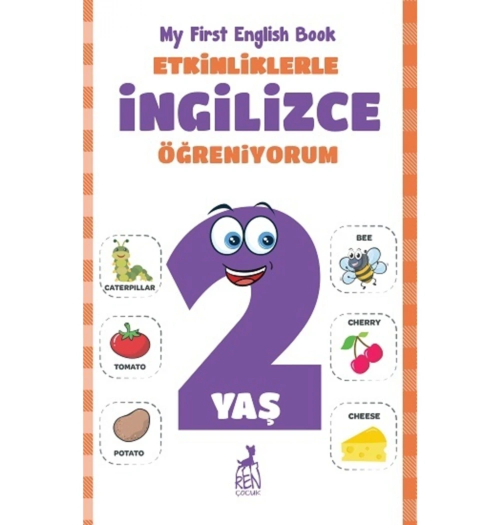 Etkinliklerle İngilizce Öğreniyorum 2+Yaş Renkitap