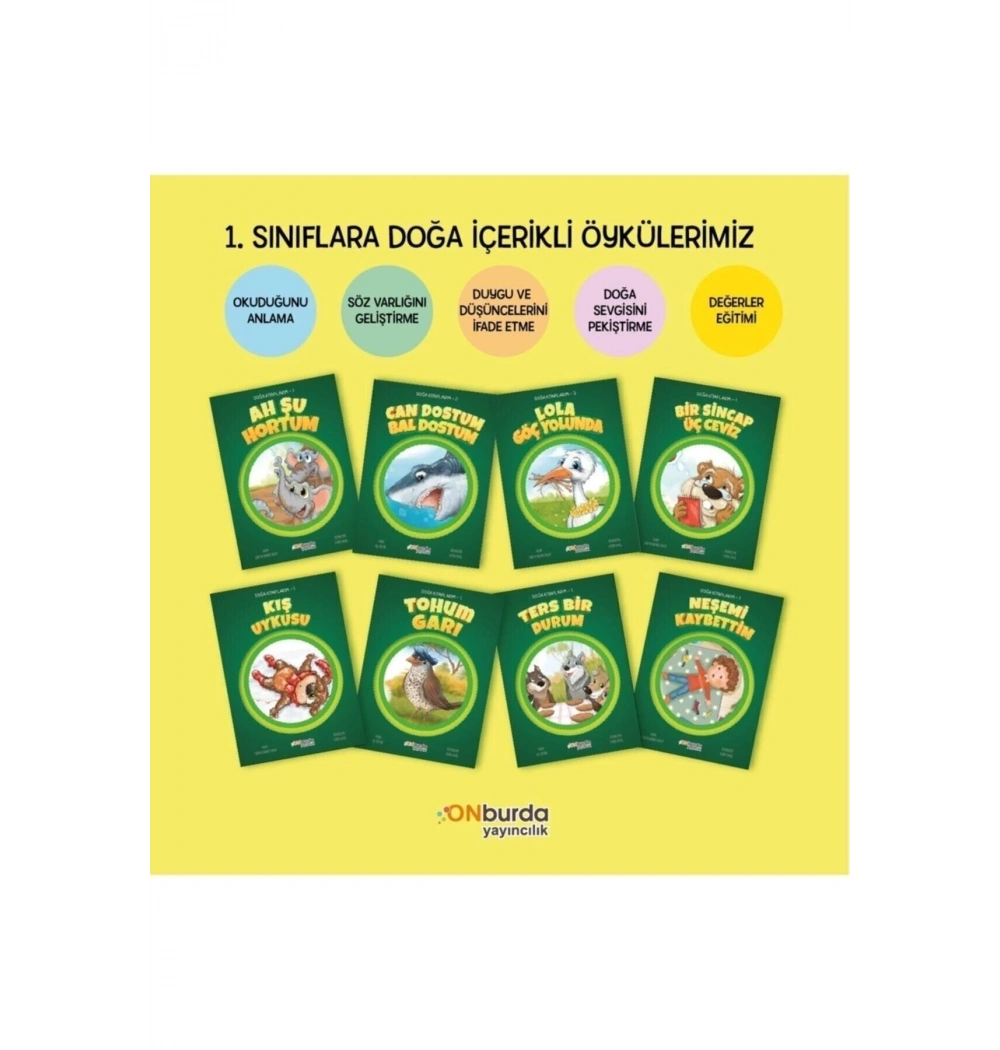 Doğamız Herşey 8 Li Set 7+Yaş  Onburda Yayıncılık
