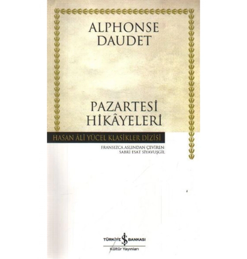Pazartesi Hikayeleri-K.Kapak T.İş Bankası Kültür Yay.