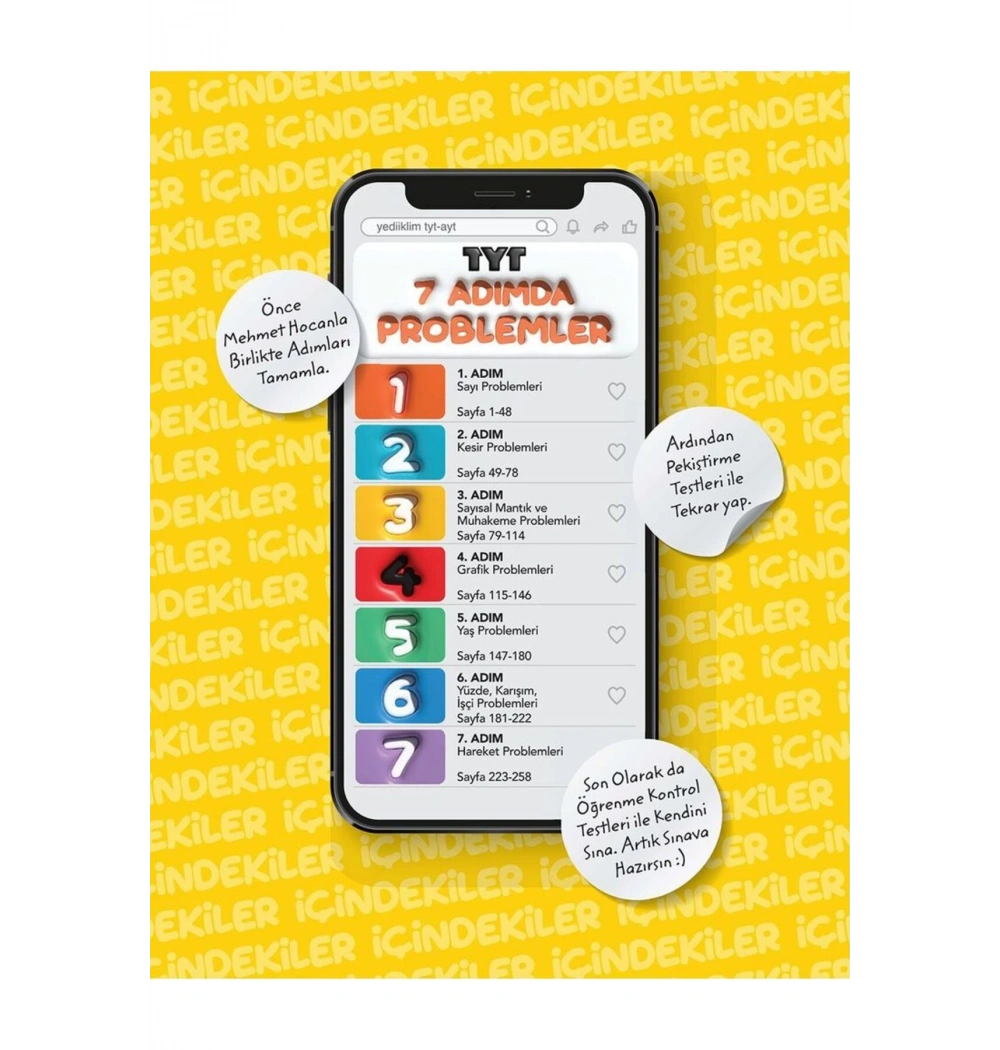 Tyt Tem Zirve 7 Adımda Problemler  Yediiklim