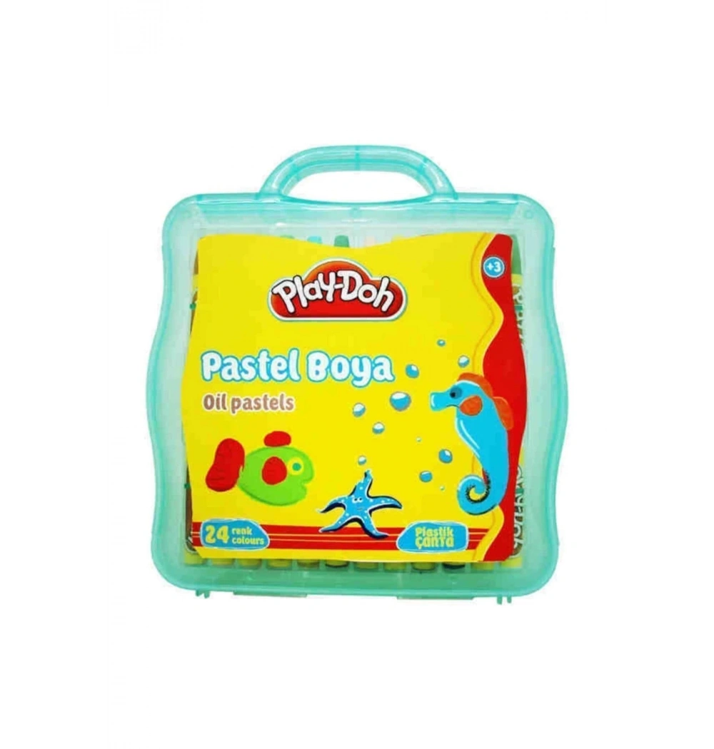 Play-Doh 24 Renk Pastel Boya Plastik Çantalı Pa011