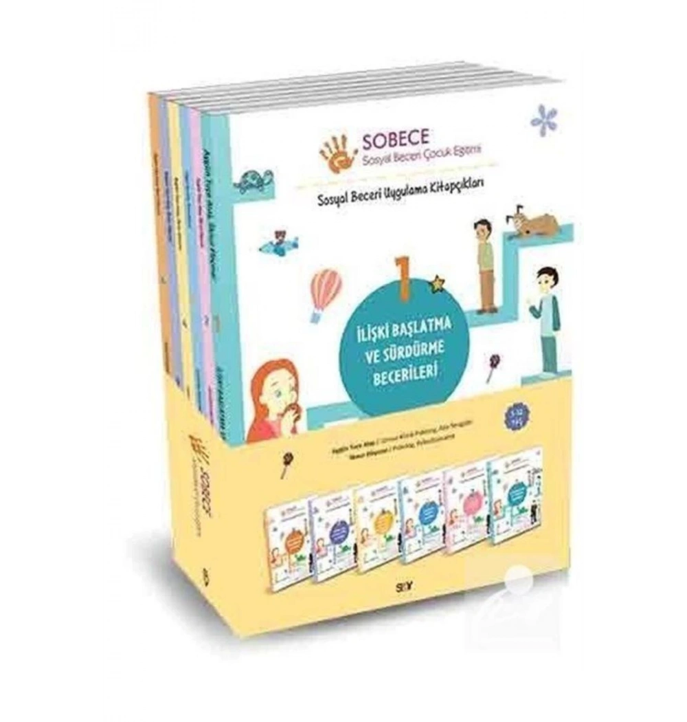 Sobece Sosyal Beceri Çocuk Eğitim Seti 6  Kitap  Say Yayın