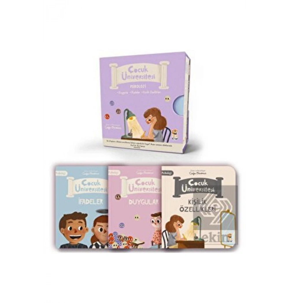 Çocuk Üniversitesi Psikoloji 3 Kitap Set Sincap Kitap