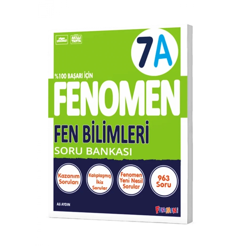 Fenomen 7.Sınıf Fen Bilimleri Soru Bankası -A