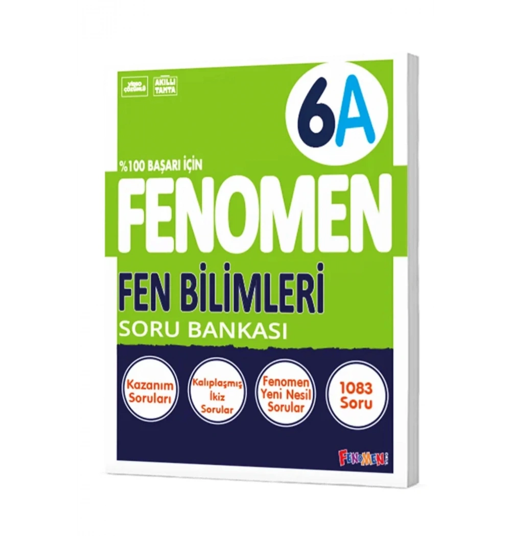 Fenomen 6.Sınıf Fen Bilimleri Soru Bankası -A