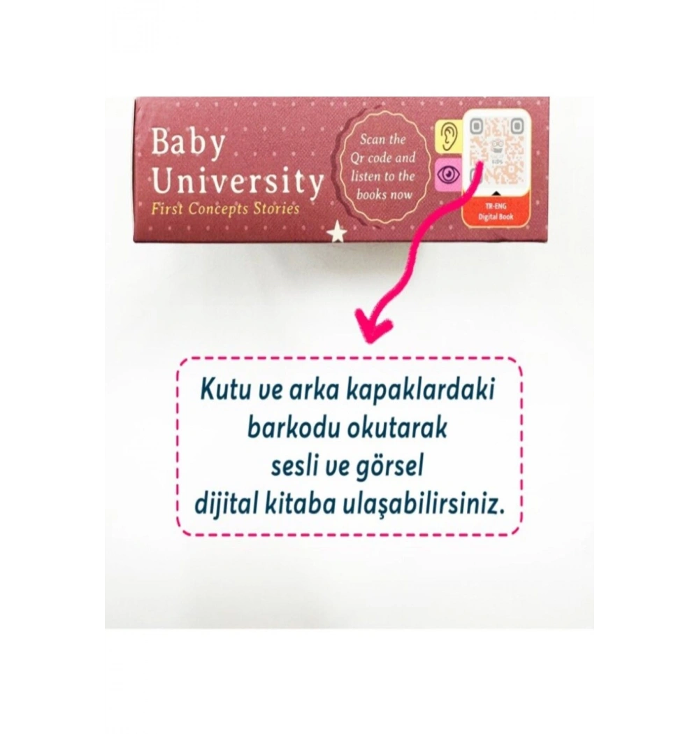Baby Universty First Concepts Storıes 4 Kitap Set Sincap Kitap