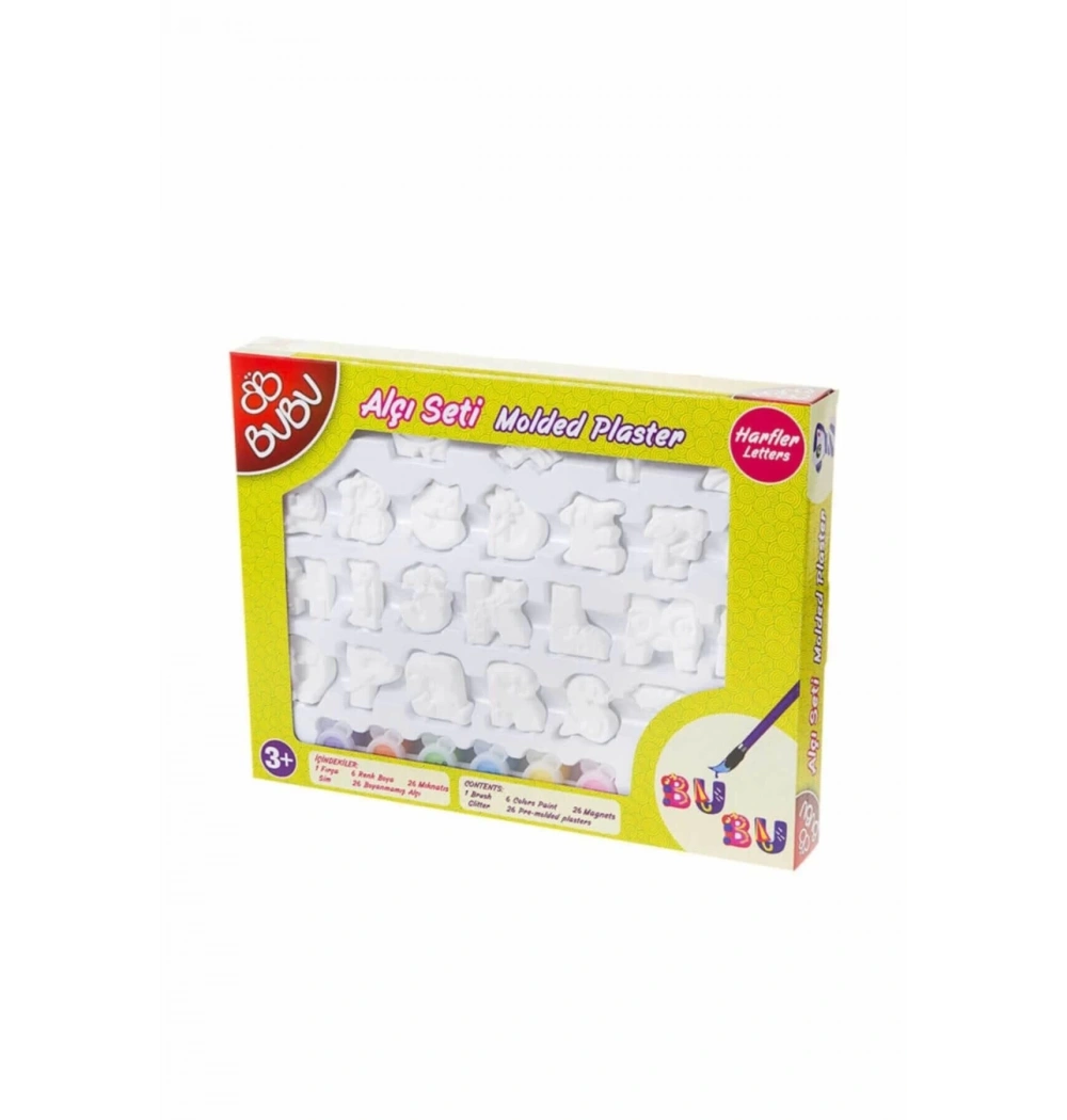 Bu-Bu Harfler Alçı Seti 26 Parça Kod:Bubu00071