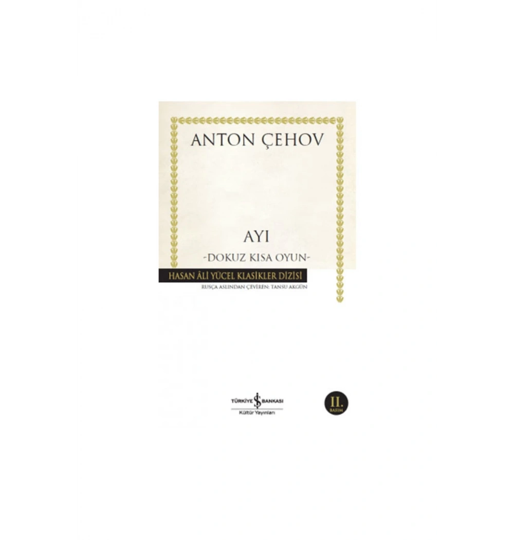 Ayı   Anton  Çehov  İş Bankası