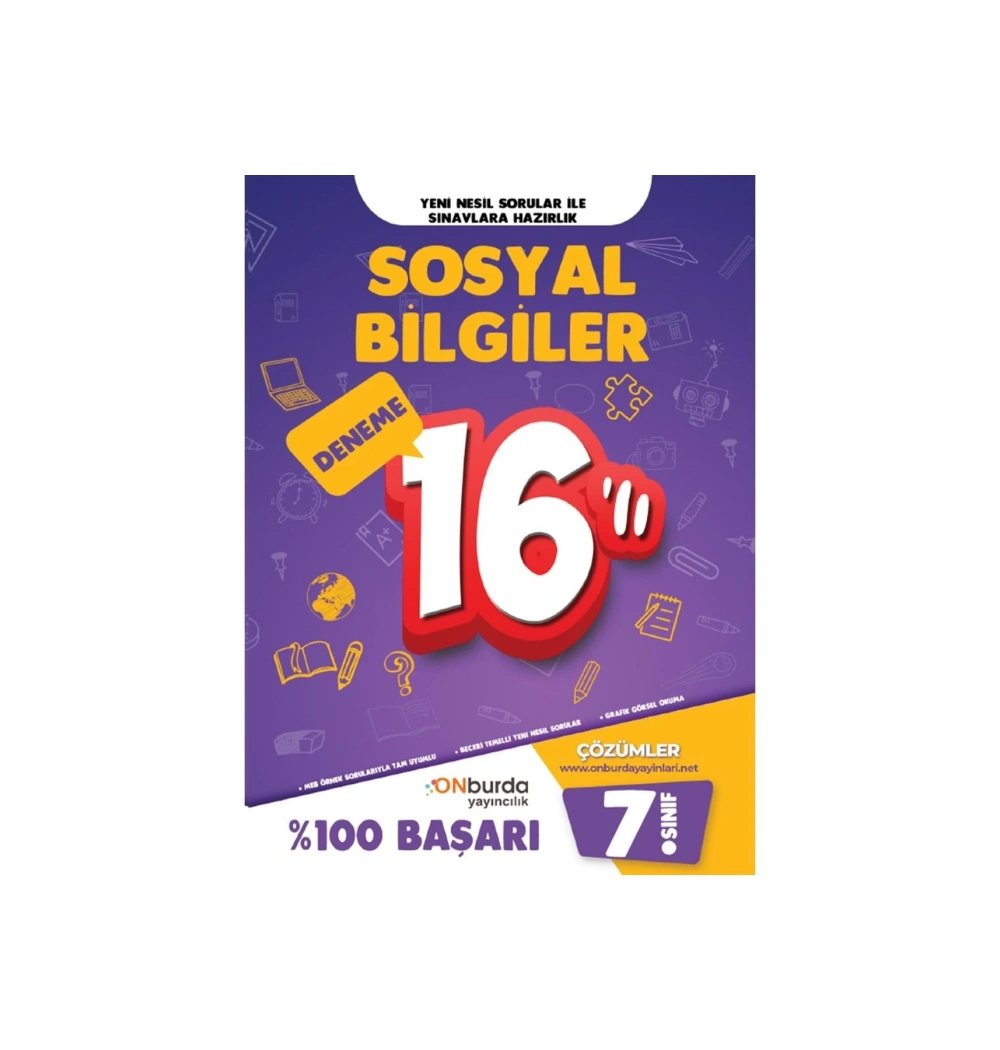 Onburda 7.Sınıf Sosyal Bilgiler 16 Deneme