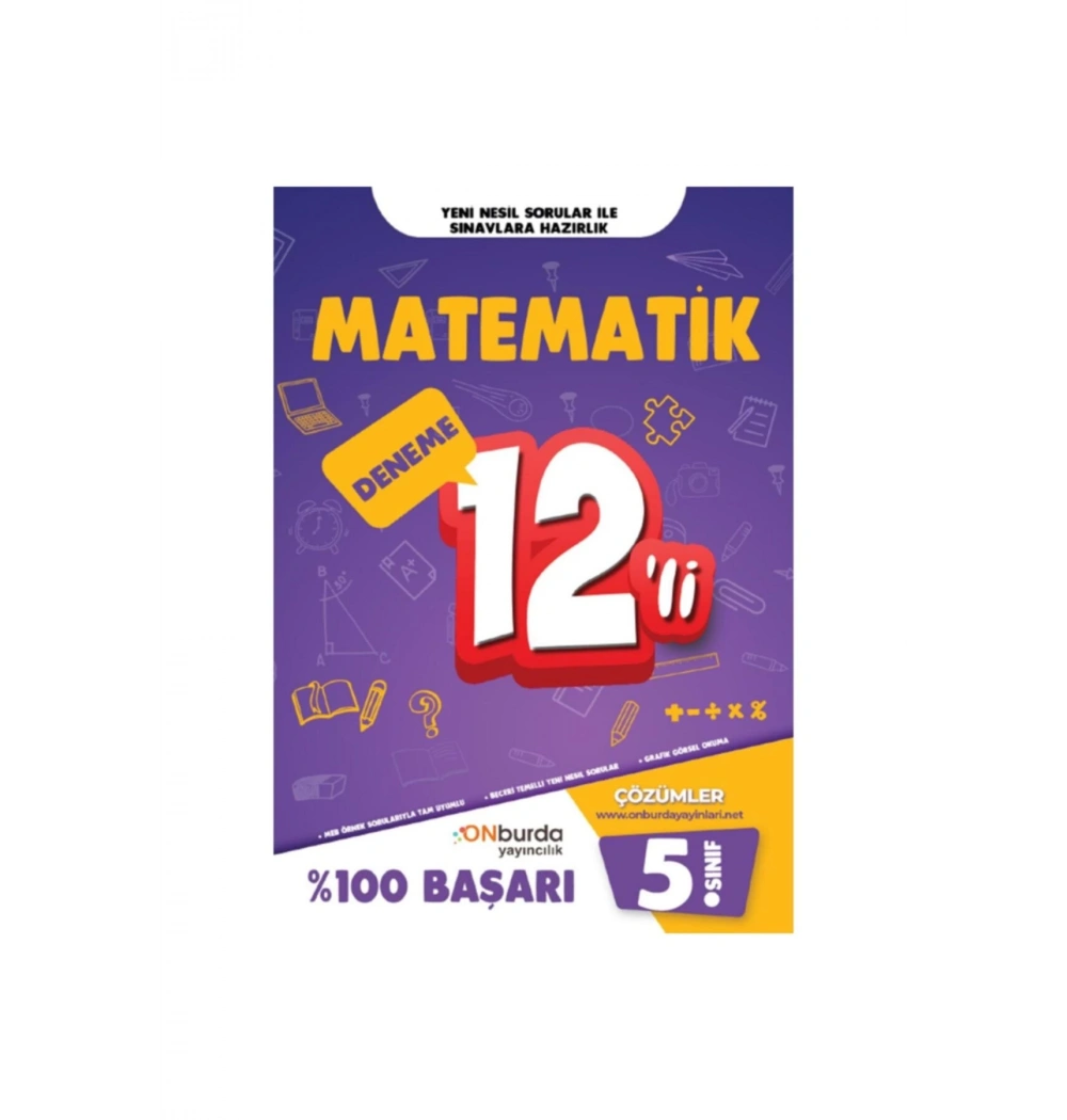Onburda 5.Sınıf Matematik 12 Deneme