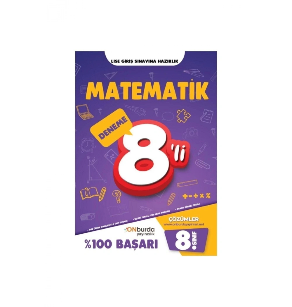 Onburda 8.Sınıf Matematik 8 Deneme