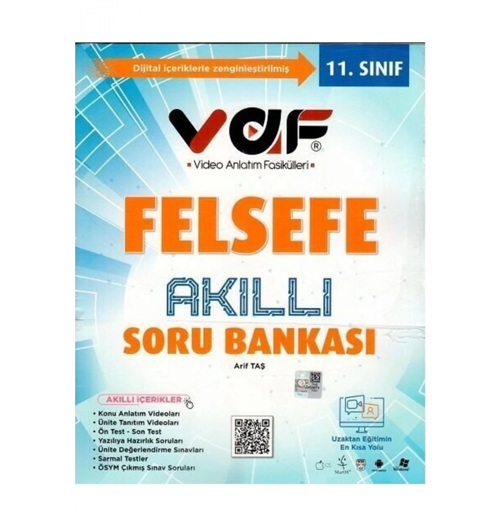 Vaf 11.Sınıf Felsefe Akıllı Soru Bankası