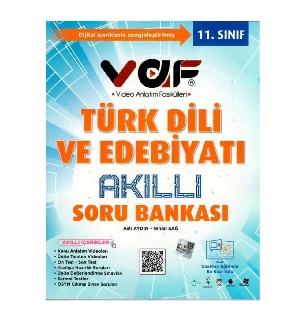 Vaf 11.Sınıf Türk Dili Edebiyatı Akıllı Soru Bankası