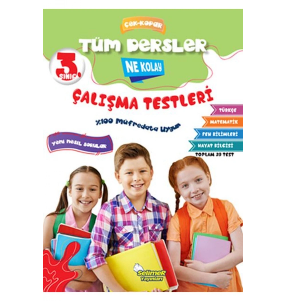 3.Sınıf Tüm Dersler Çalışma Yaprakları  Selimer