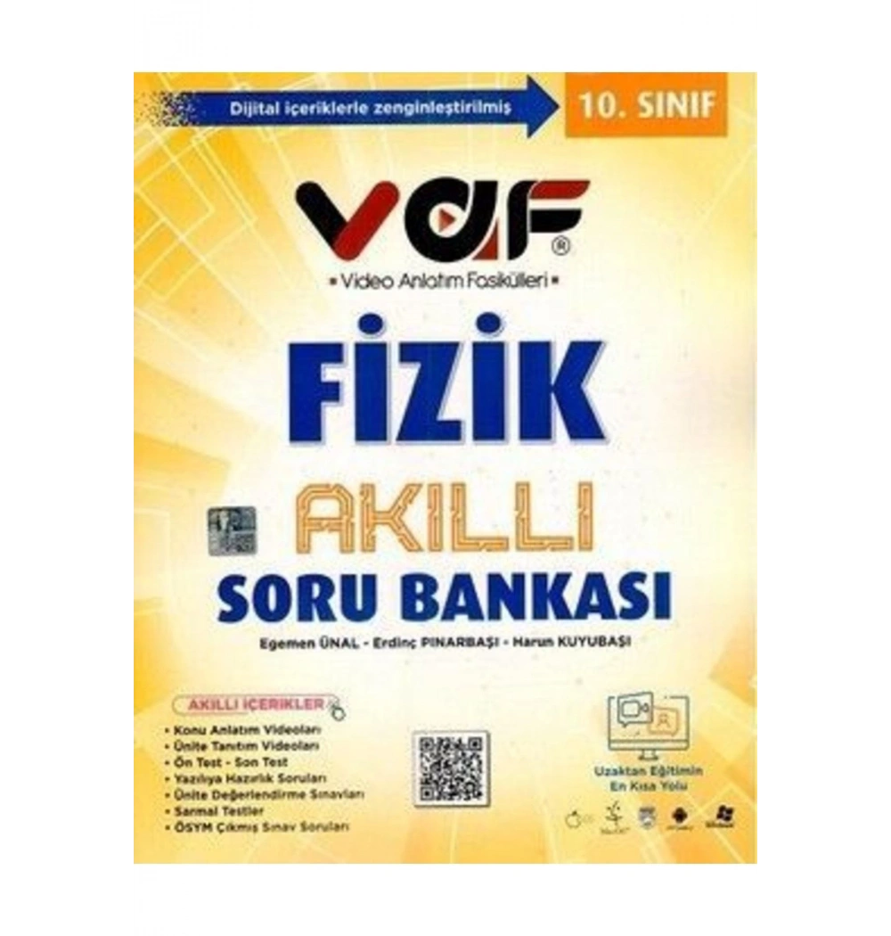 Vaf 10.Sınıf Fizik Akıllı Soru Bankası