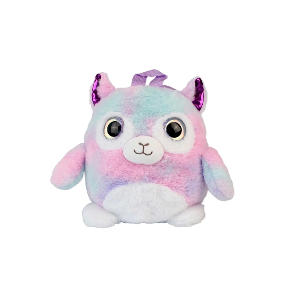 Dolphın Pbg-22-D Peluş Sırt Çantası-Kedi